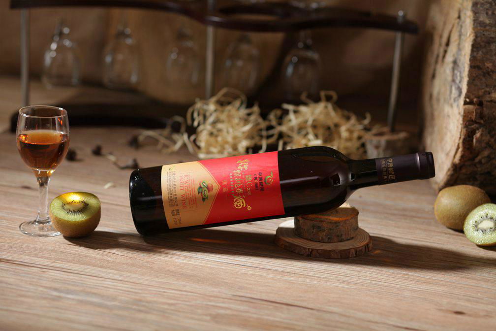 Chinese Party tasty jinzhuxia kiwi fruit wine 750ml 12%ovl with gift packing 4