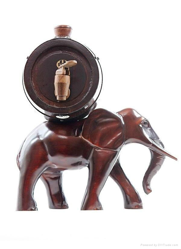 Customer Designed Tortoise Horse Camel Elephant Oak Barrel Kiwi Fruit cheap Wine 5