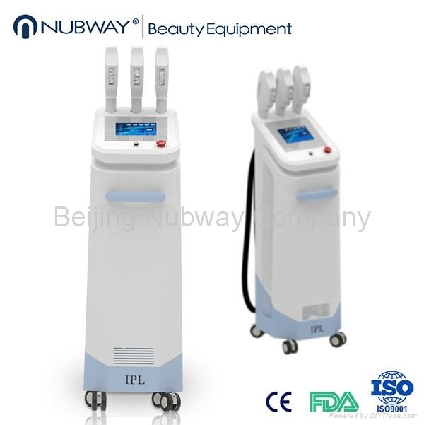 5% discount for 3 handles multifunctional IPL hair removal machine for salon use 2