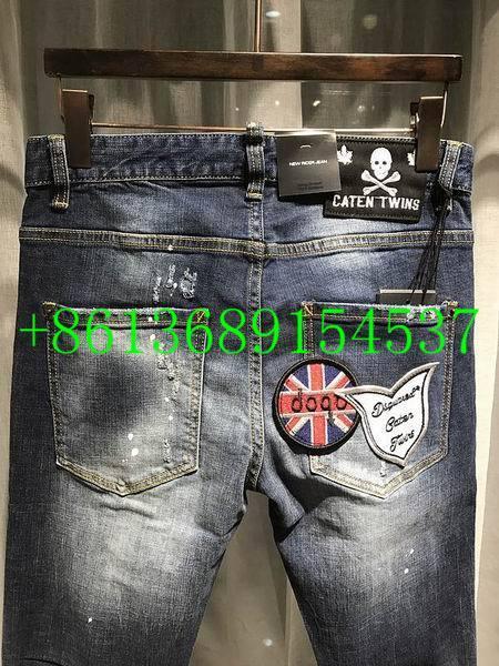  DSQUARED2 Jeans BLUE HOLES DSQUARED D2 PANTS for men slim DSQ jeans dsq shorts  3