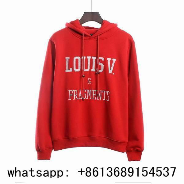 supreme lv jumper LOUIS VUITTON SUPREME Red Cotton Knitwear Sweatshirt supreme - lv supreme ...