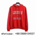 supreme lv jumper LOUIS VUITTON SUPREME Red Cotton Knitwear Sweatshirt