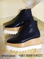                  Shoes Top Quality Genuine Leather ladies stella Wedge Platform  7