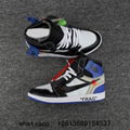 OFF-WHITE  Air Jordan 1 Retro High OG sports shoes aj1 off white men jordan 1  15