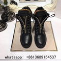 Balmain boots for women Army leather ranger boots ladies brand balmain boots fur 5