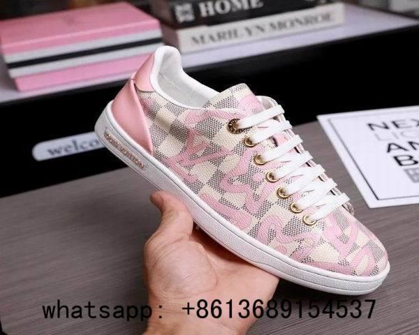 LV Pink Tennis Shoes women Louis Vuitton Tennis Athletic Shoes Women lv pink - 100157 (China ...