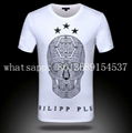 2018 mew philipp plein tshirts philipp plein damen t shirt  PP skull star Tshirt 8