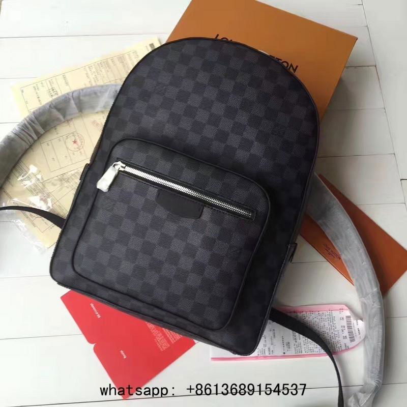 louis vuitton josh backpack black Damier Graphite Canvas lv backpack mens lv bag - louis vuitton ...