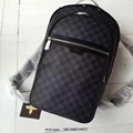               josh backpack black Damier Graphite Canvas     ackpack mens     ag 14