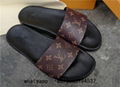     lides     aterfront mule louis vuttion sandal slides     olitor thong