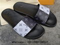     lides     aterfront mule louis vuttion sandal slides     olitor thong 4