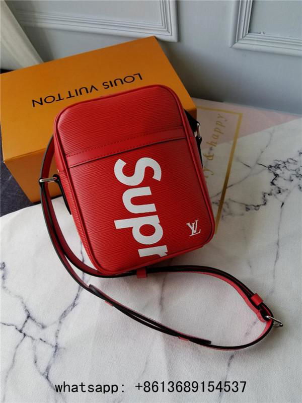 supreme LV bumbag red supreme belt bag Louis Vuitton x supreme bumbag epi red (China Trading ...