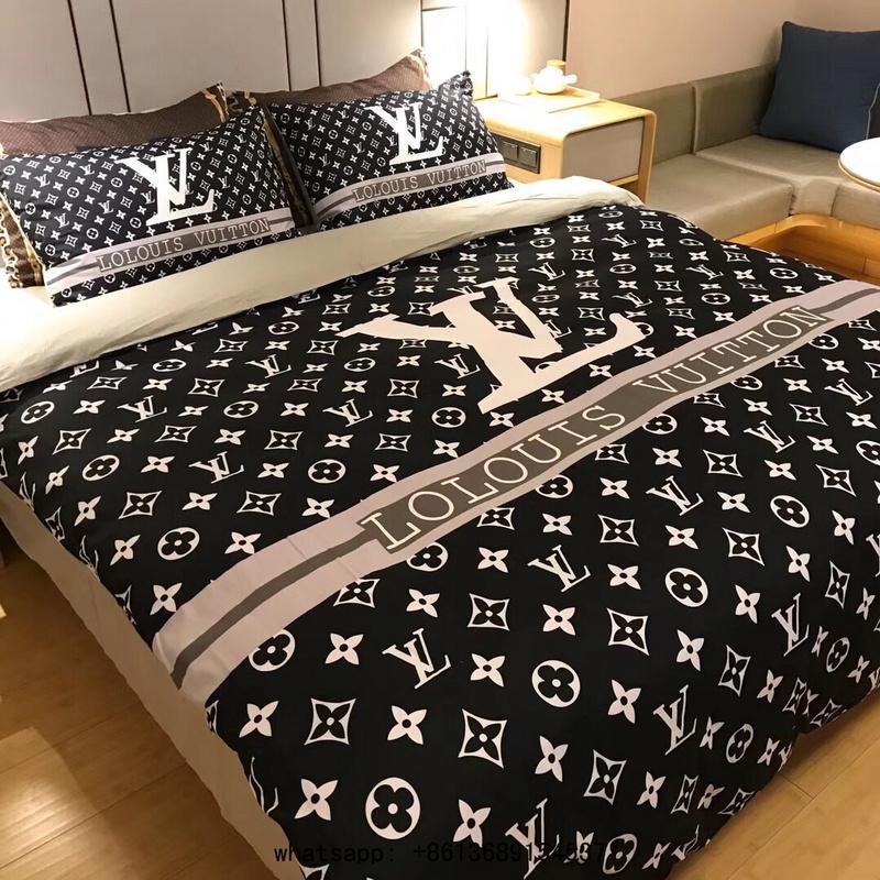 lv bedding set brand bedding sets luxury louis vuitton bedding sheets set lv bed - gucci bedding ...