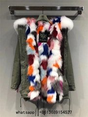 Mr &Mrs fur parka coat dupes Mr and Mrs fur coats winter army parka with fur 