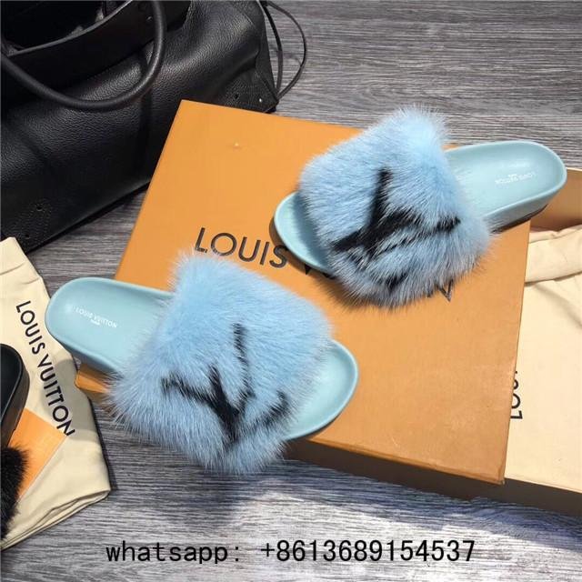 Designer house slippers     uite flat mule     ur slides     ink fur slippers 2