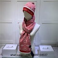     et hat and scarf petit Damier hat               Beanie scarf set damier hat 6