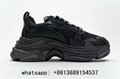 Pairs Triple S clear bottom green shoes men women sock shoes speed 1.0 trainers  3