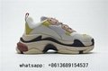 Pairs Triple S clear bottom green shoes men women sock shoes speed 1.0 trainers  4