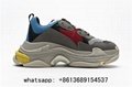 Pairs Triple S clear bottom green shoes men women sock shoes speed 1.0 trainers  8