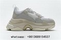 Pairs Triple S clear bottom green shoes men women sock shoes speed 1.0 trainers  17