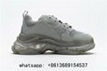 Pairs Triple S clear bottom green shoes men women sock shoes speed 1.0 trainers  18