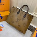     nthego M45698     44576 crafty beige tote bag monogram reverse tote bag   2