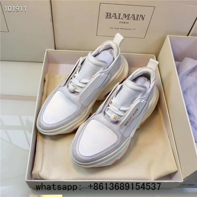 Balmain B-Bold Lace-up sneakers Balmain high top sneakers balmain shoes womens 5