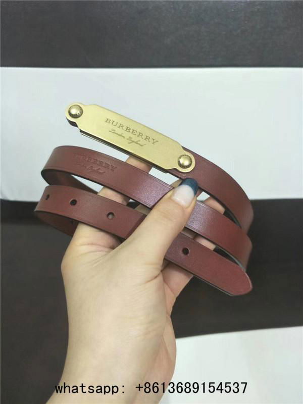 Reversible Monogram Motif Lather Belt Reversible Plaque buckle vintage check  3