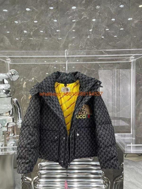 The North Face X print jacket GG canvas bomber jacket wholesale coats 2