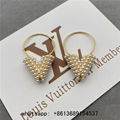 Louise hoop earring     oop earring     angle bracelet stud earring wholesale lv 15