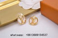 Louise hoop earring     oop earring     angle bracelet stud earring wholesale lv 19