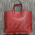 Christain Louboutin Cabata tote bag,louboutin calf leather bag,red louboutin   18