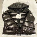 Black         maya short down jacket,