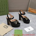       platform heels,      marmont platform sandals,      high heels,black      