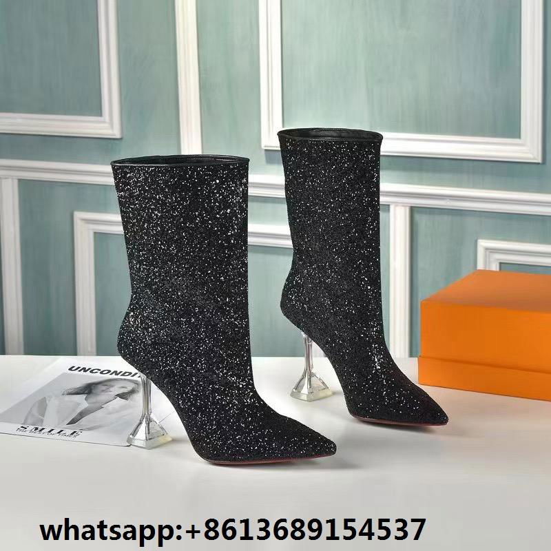 amina muaddi bootie,muaddi begum,amina muaddi Giorgia napa clear-heel ankle boot