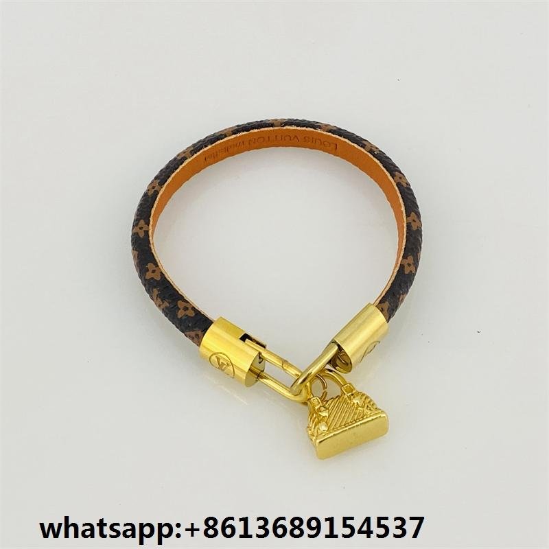               gold leather bracelet,empreinte bangle,    olt,padlock bracelet 2