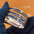 gold leather bracelet,empreinte bangle,