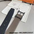       -H BELT BUCKLE REVERSIBLE LEATHER belt,       constance belt,cursives belt 4