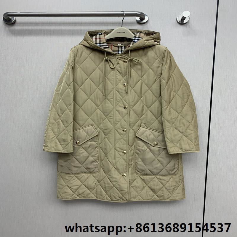          Quilted shell jacket,corduroy collar diamond quilted jacket,         5