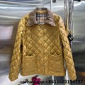          Quilted shell jacket,corduroy collar diamond quilted jacket,        