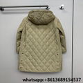          Quilted shell jacket,corduroy collar diamond quilted jacket,         13