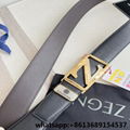 Ermenegiido Zelma belt ,zegna buckle fastening leather belt,zegna suede belts 8