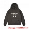 Fear of God Essentials oversized hoodie,essentials jersey hoodie,relaxed hoodie 3