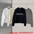 Fear of God Essentials oversized hoodie,essentials jersey hoodie,relaxed hoodie 14