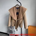 Belted double face hooded wrap coat