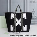 off-white binder clip flap bag,off-white bag,off-white Jitney leather handle bag 5