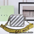 off-white binder clip flap bag,off-white bag,off-white Jitney leather handle bag 12