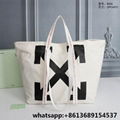 off-white binder clip flap bag,off-white bag,off-white Jitney leather handle bag 15