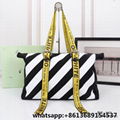 off-white binder clip flap bag,off-white bag,off-white Jitney leather handle bag 17