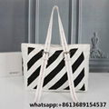 off-white binder clip flap bag,off-white bag,off-white Jitney leather handle bag 20